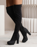 Wholesale Women Winter Fashion High Chunky Knee High Boots