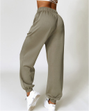 Woman Winter Rayon Cotton Loose Casual Wear Trousers Pants S-L