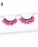 Colorful Luminous 3D False Eyelashes