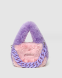 Candy Color Lovely Cute Fur Bag