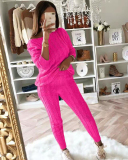Hot Sale Long Sleeve Sweater Pants Sets Two Pieces Outfit S-5XL