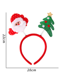 Wholesale Xmas Elk Ears Santa Claus Christmas Tree Headband