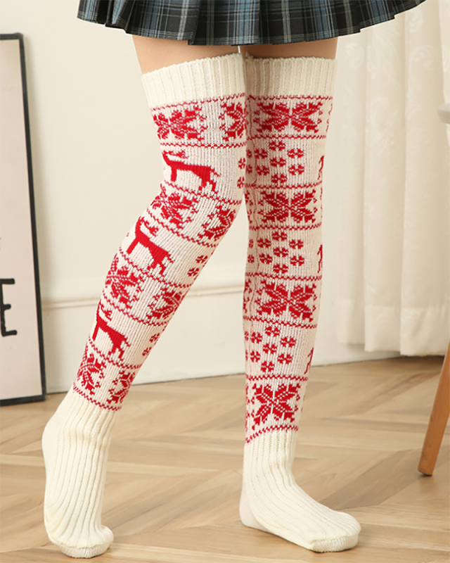 Christmas Cute Long Stockings
