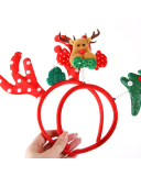 Wholesale Xmas Elk Ears Santa Claus Christmas Tree Headband