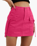 Cotton Women Short Mini Skirt XS-XL