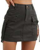 Cotton Women Short Mini Skirt XS-XL