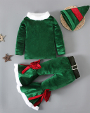 Cute Christmas Kids 3 Piece Set Cosaply Costume Set