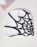 Spider Web Jacquard Knitted Hat Beanie Hat