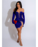 Sequin Women Party Mini Dress S-XXL