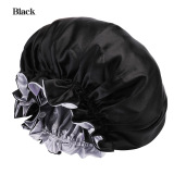 Double Layer Satin Bonnet for Sleeping and Makeup