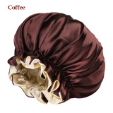 Double Layer Satin Bonnet for Sleeping and Makeup