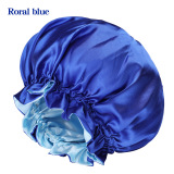 Double Layer Satin Bonnet for Sleeping and Makeup