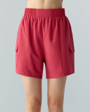 Spring Summer High Waist Casual Side Pocket Fitness Shorts S-XL