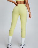 Quick Drying Breathable Women Sports Bottom Yoga Pants Yellow Green Blue Pink S-XL