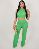 See Through Women New Summer Two Piece Pant Set S-XXL