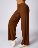Women Wide Leg Casual Wear High Waist Sports Running Pants S-XL