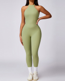 Outdoor Slim Professional Factory Sleeveless Women Yoga Jumpsuit S-XL