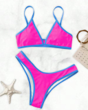 Solid Color Women Sporty Bikini Set S-L