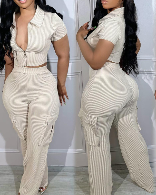 Fashionable Women Sporty Wholesale Two Piece Pant Set S-XL