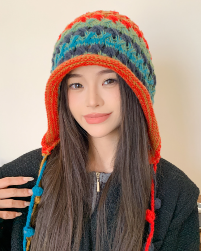 Colorful Women Fashion Knitted Beanie