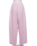 Wide Leg Loose Style Casual Women Pants S-L
