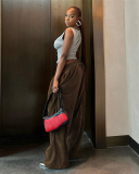 Wide Leg Loose Style Casual Women Pants S-L