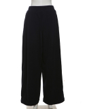 Wide Leg Loose Style Casual Women Pants S-L