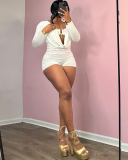 Deep V-neck Women Wholesale Summer Jumpsuit S-L
