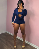 Deep V-neck Women Wholesale Summer Jumpsuit S-L