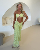 Wholesale Women Vacation Style Two Piece Skirt Set S-L