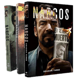 Narcos The Complete Seasons 1-3 DVD Box Set 9 Disc Free Shipping