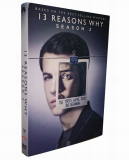 13 Reasons Why The Complete Series Seasons 1-2 DVD Box Set 7 Disc