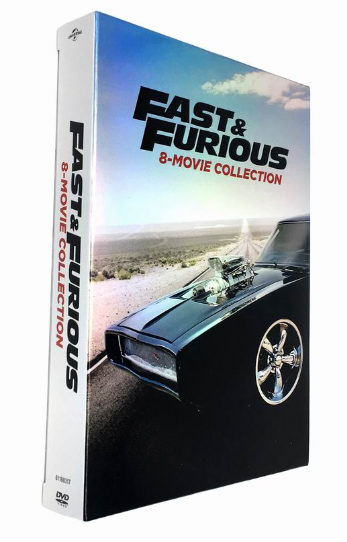 Fast & Furious 8 Movie 1-8 Collection Box Set 9 Disc