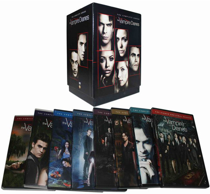 The Vampire Diaries The Complete Series Seasons 1-8 DVD Box Set 38 Disc - The Vampire Diaries Dvd Box Set 1 8