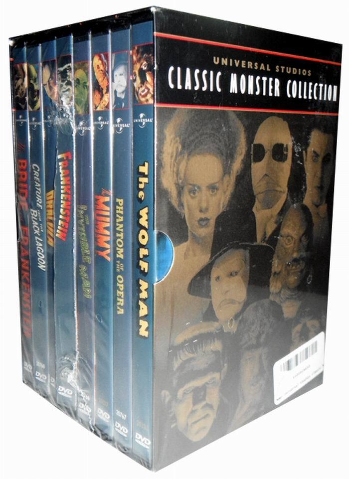 Universal Studios Classic Monster Collection 8 Disc Box Set DVD