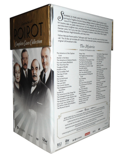 Agatha Christie S Poirot Complete Cases Collection 33 Dvd Boxset Free Shipping Series 7+8 4 dvd box set multi region, brand new & sealed, free post. usd