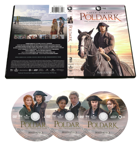 Poldark Season 5 DVD Box Set 3 Disc Free Shipping