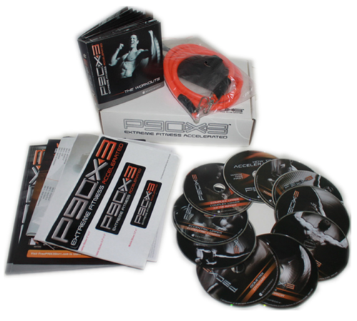 P90X3 Ultimate Kit 10 DVD Beachbody Workout + Resistance Band Free Shipping