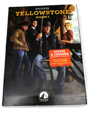 Yellowstone Season 2 DVD Box Set 4 Disc Free Shipping