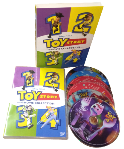 Walt Disney's Toy Story 1-4 Movie Collection DVD 6 Dsic Box Set
