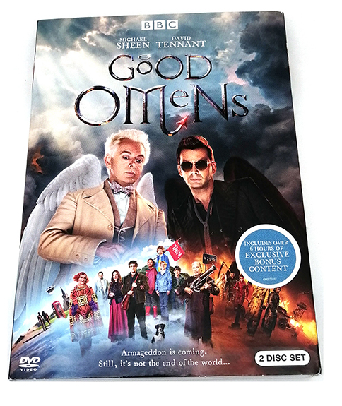 Good Omens Season 1 DVD Box Set 2 Disc New Free Shipping