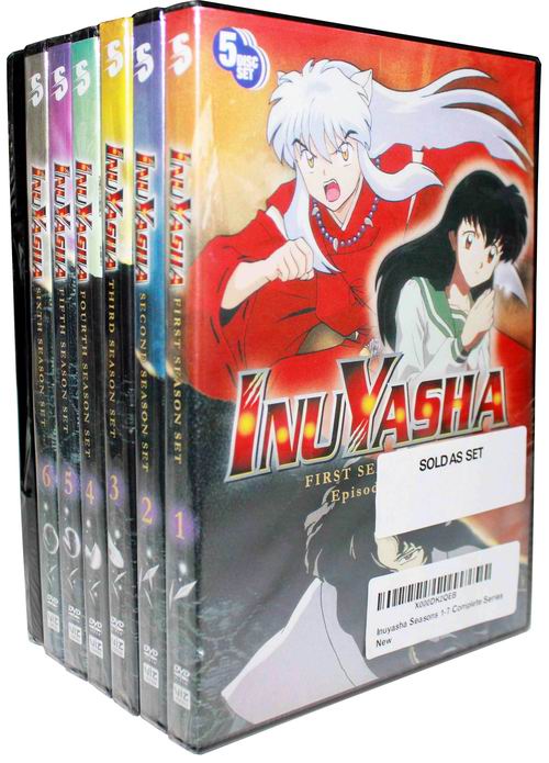 Inuyasha The Complete Series Seasons 1-7 DVD Box Set 32 Disc Free