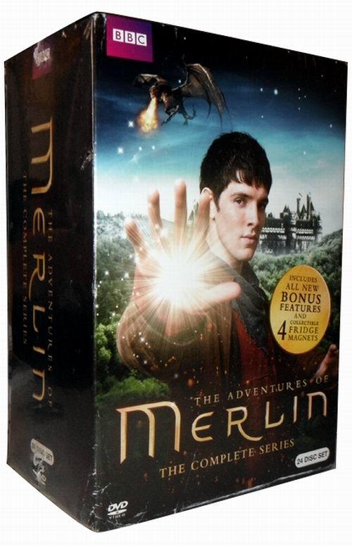The Adventures Of Merlin The Complete Series Season 1 5 24 Disc Set