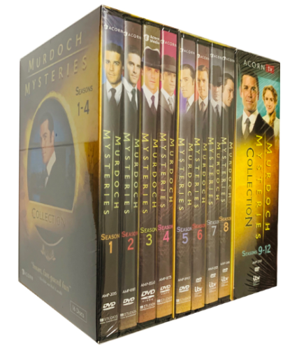 Murdoch Mysteries The Complete Series Seasons 1 13 58 Dvds Box Set In 2003, shaftesbury films adapted three of the novels into movies of the… inspired by your browsing history. murdoch mysteries the complete series