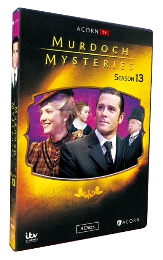Murdoch Mysteries Season 13 DVD Box Set 4 Disc