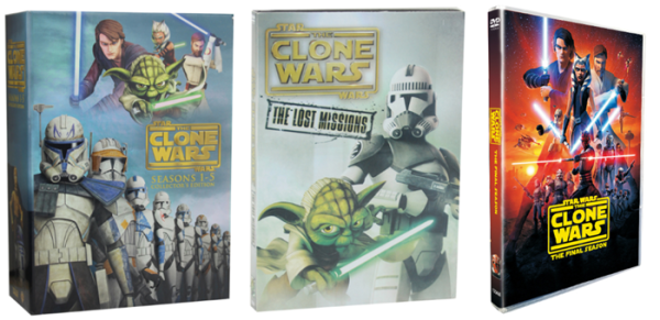Star Wars The Clone Wars The Complete Series Seasons 1-7 DVD 25 Discs Box Set