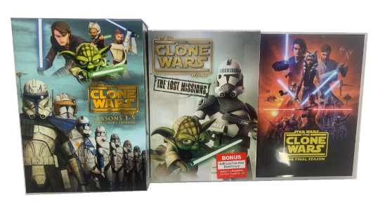 Star Wars The Clone Wars Seasons 1-7 DVD 25 Disc Set