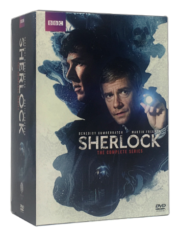 Sherlock The Complete Series Seasons 1-4 DVD Box Set 9 Discs