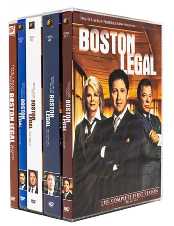 Boston Legal Complete Collection Seasons 1-5 DVD Box Set 28 Disc