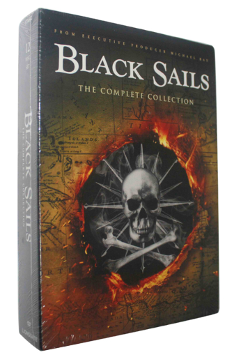 Black Sails The Complete Seasons 1-4 DVD Box Set 12 Disc